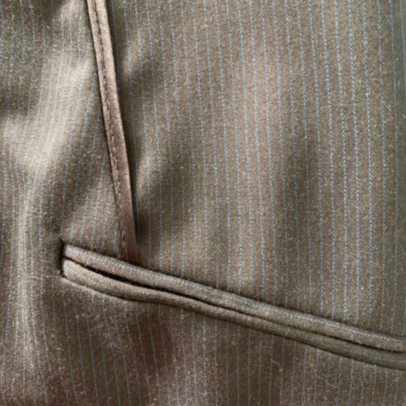 Black Pinstripe Cynthia Steffe Sleeveless Dress [Size 4] - Picture 3 of 4